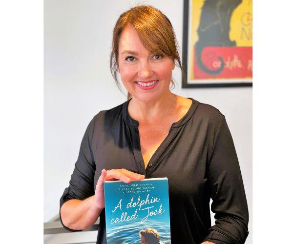 Melody has published her memoir, A Dolphin Named Jock (Image: Supplied)