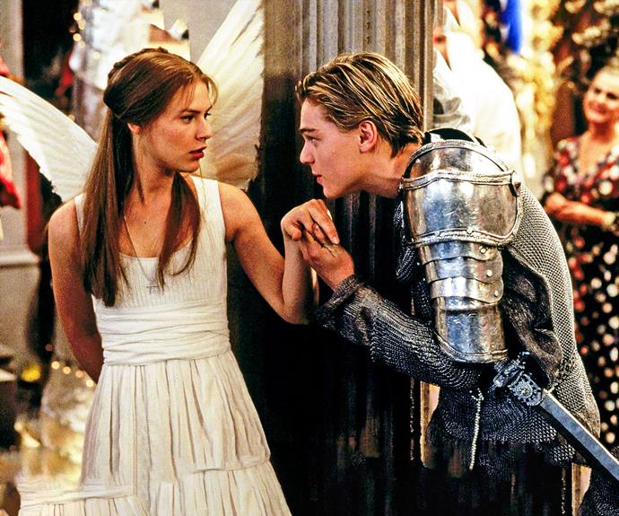 **Claire Danes & Leonardo DiCaprio 
in *Romeo + Juliet***
Forget star-crossed – it was a case of cross lovers when Leo and Claire clashed on the set of *Romeo + Juliet*. Despite being five years younger than her co-star, Claire found Leo’s habit of clowning around and playing pranks on the cast and crew irritating, while he thought she was too uptight and reserved.