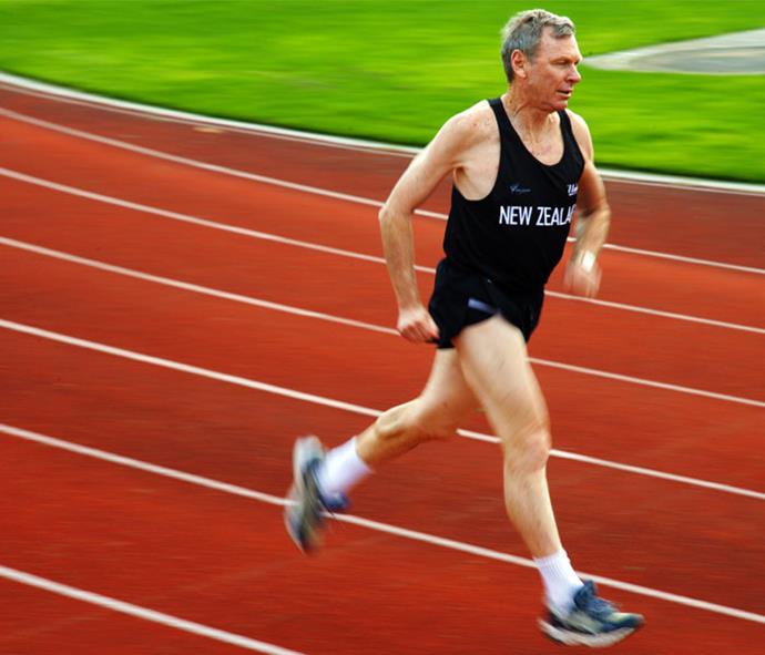 Peter on the track in 2007.