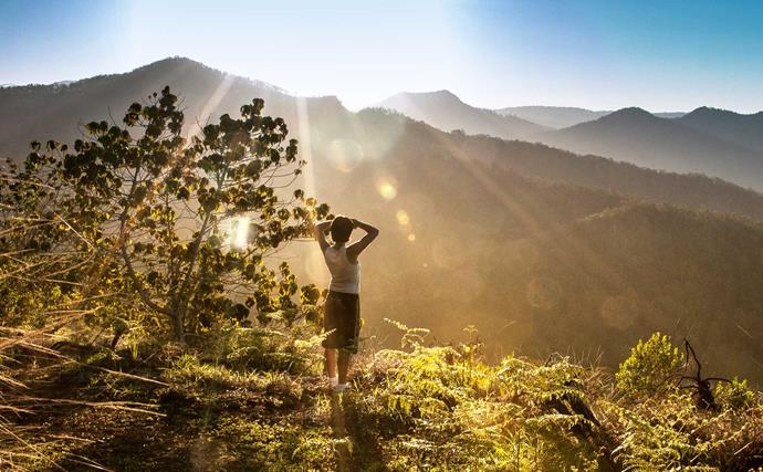 Watch the sun rise with a morning session of qi gong.