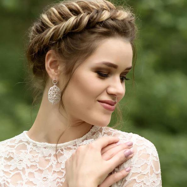 Festive and feminine, this updo is perfect for the party season.