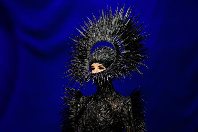 'Cosmos' by Rinaldy Yunardi of Indonesia is modelled in the Avant-garde Section