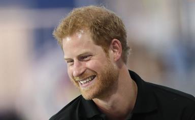 Prince Harry can't hide his excitement ahead of his first public appearance with Meghan Markle