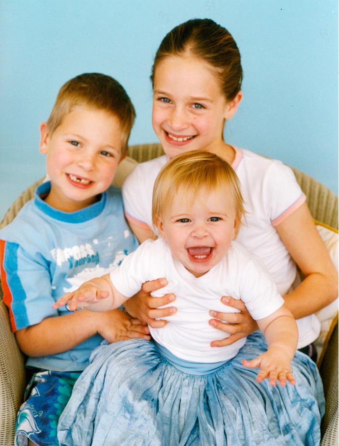 Jack, Ella and Rosie in 2004.