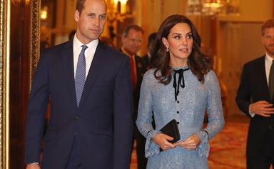 Duchess Catherine shows off tiny baby bump in first public appearance since pregnancy announcement