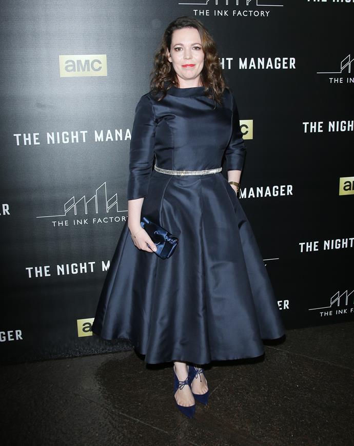 Olivia Colman at the Los Angeles premiere of AMC's 'The Night Manager'.