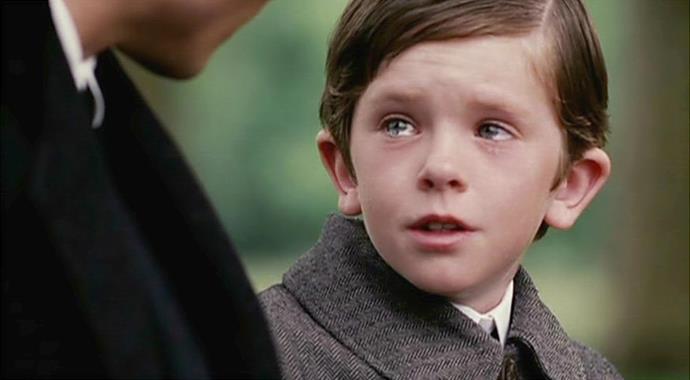 A 12-year-old Freddie in Finding Neverland.