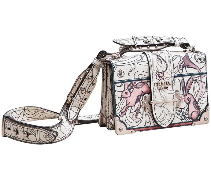 Bag, $4750, by Prada.