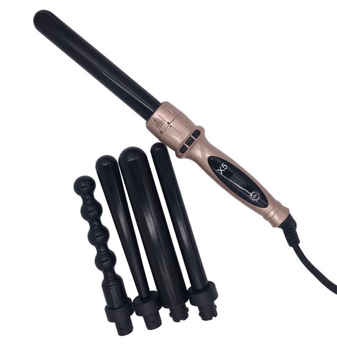 H2D Rose Gold X5 Professional Curling Wand.