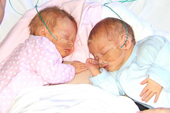 Born eight weeks premature, Louie thrived, but little Phoebe struggled from the start.