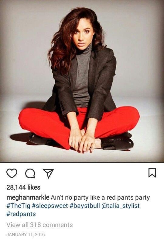We're heading out to buy red pants immediately.
