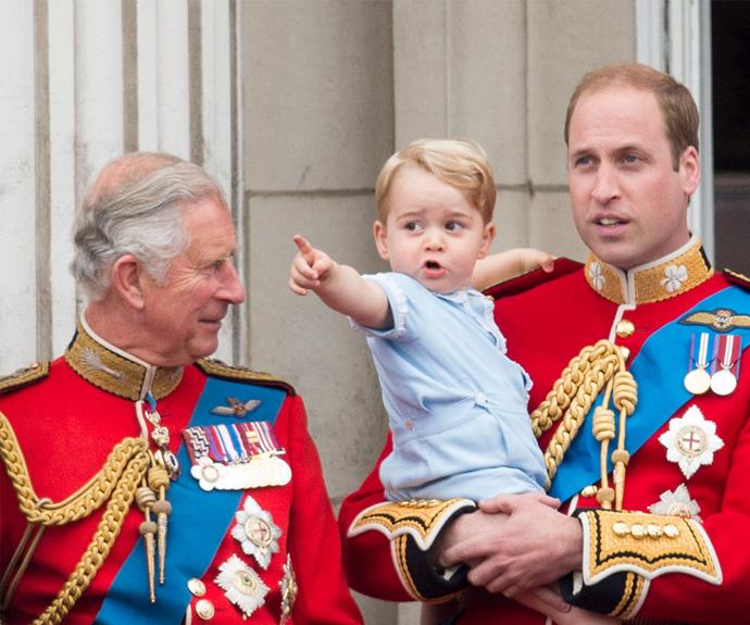 Prince George at Trooping the Colour 2015.