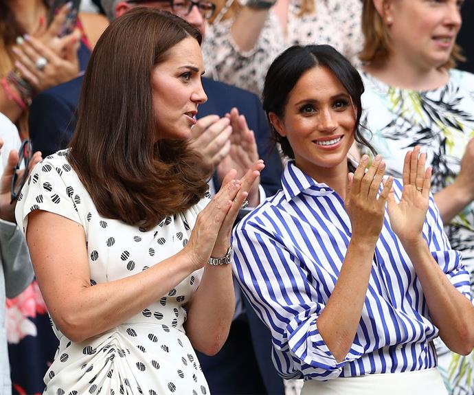 [Meghan and Duchess Catherine are said to have a wonderful friendship](https://www.nowtolove.co.nz/celebrity/royals/inside-kate-middleton-and-meghan-markles-growing-friendship-38550|target="_blank"). Kate is apparently always there to listen to Meghan if she needs someone to talk to. Find out more about their friendship in the video below.