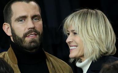 Robin Wright marries her French beau in a très chic secret ceremony