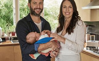 Clarke Gayford on staying at home with baby Neve while her mum runs the country