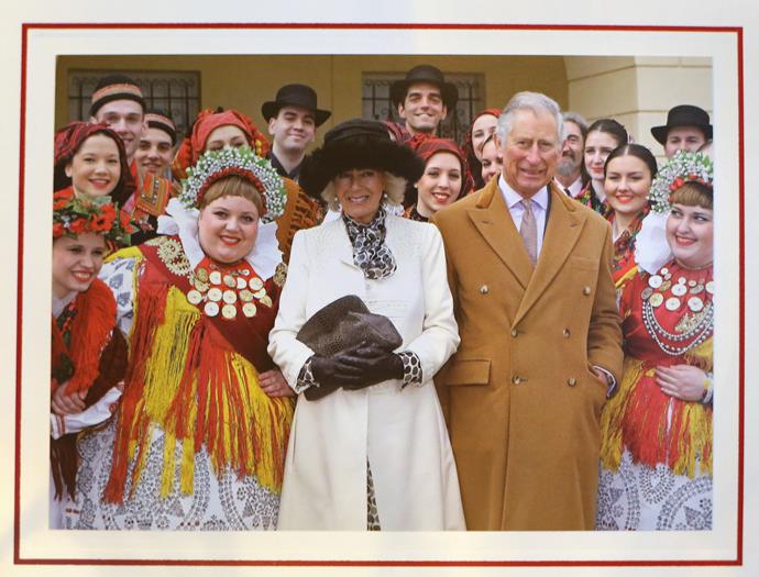 The Prince of Wales and Duchess of Cornwall's 2016 Christmas card featured the pair on a royal tour of Croatia.