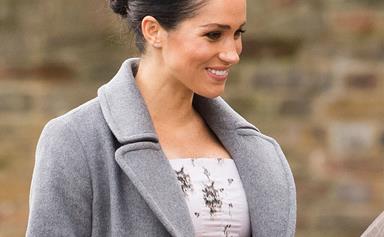 Duchess Meghan has made her last appearance before Christmas and says she feels "very pregnant"