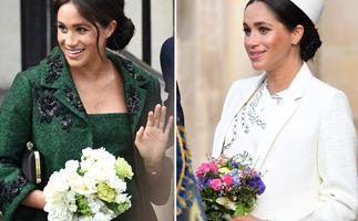 meghan markle two outfits on commonwealth day 2019