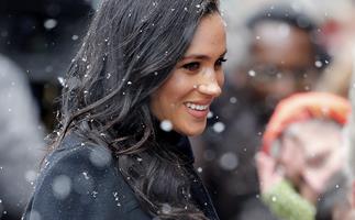 Meghan Markle in snow Duchess of Sussex