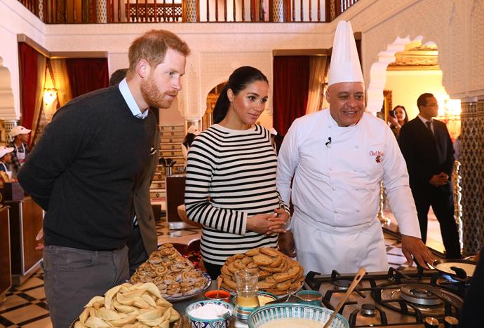 Meghan is known for her love for food and cooking, even running a now deleted lifestyle blog called *The Tig*. *(Image: Getty)*