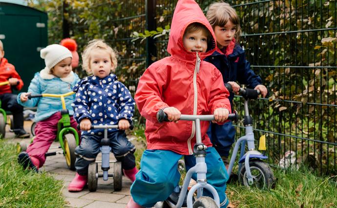 New WHO guidelines recommend kids under five need to be active for at least three hours a day