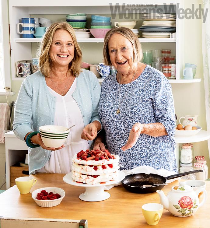 Nici and Carol love collaborating on the *Weekly's Mum's Kitchen* page