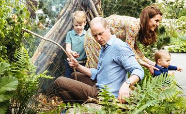 Duchess Catherine and Prince William have released photos of their family enjoying a fun day out at a very special garden
