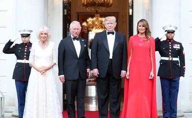 What did President Trump choose to serve his guests at his reciprocal banquet?