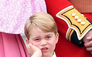 The priceless images of Prince George and Prince Charles that show the royal family gets bored too!