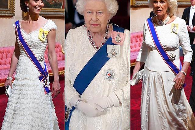 Could this be the special reason why the royals chose to wear white at the state banquet?