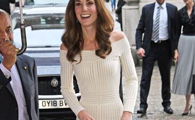 Duchess Catherine steps out in a breathtaking off-the-shoulder gown for a gala dinner