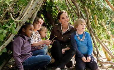 Duchess Catherine makes a surprise appearance on a children's TV show and launches a royal competition