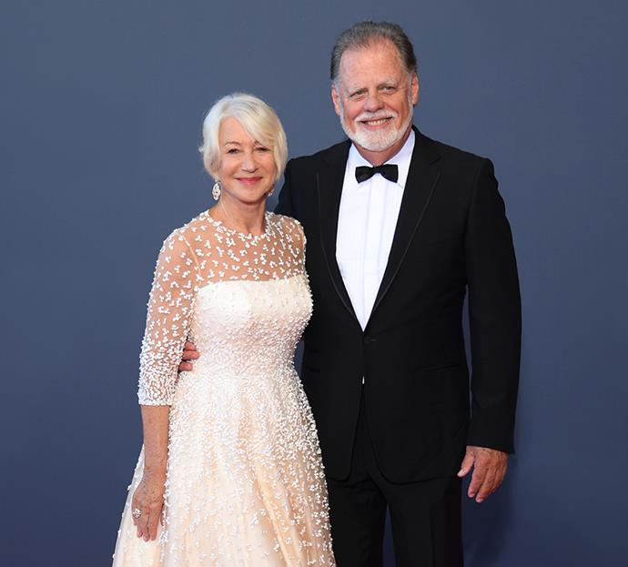 Helen with her husband, director Taylor Hackford.