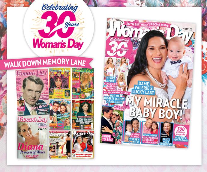 It's our birthday! 30 covers to celebrate 30 years of Woman's Day