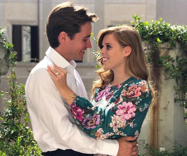 Princess Beatrice and Edoardo got in engaged in Septemeber, during a holiday in Italy. *(Image: Instagram/@princesseugenie)*