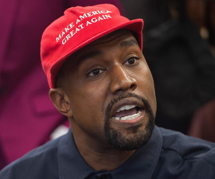 Kanye West make america great again president