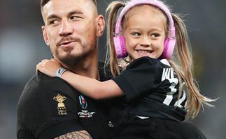 Sonny bill williams all black rugby world cup daughter imaan