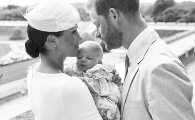 The Sussexes' first royal Christmas card as a family-of-three has been revealed