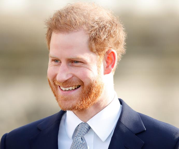prince harry smiling