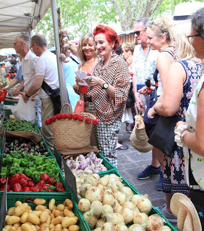 Market day at Uzès.