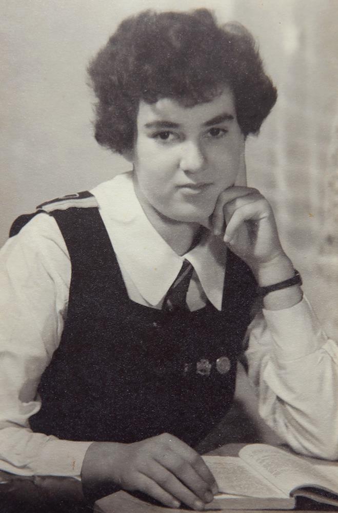Ann in 1944 as an Epsom Girls Grammar School student. She was both head prefect and dux.