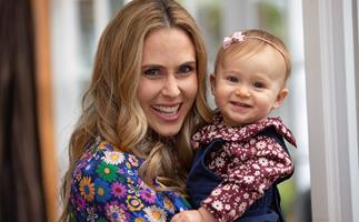 Anna Hutchison and daughter Joanie Pearl