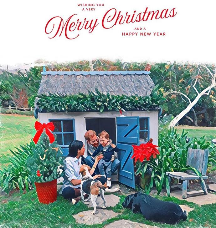 Season's greetings from the Sussexes in 2020. (Image: Mayhew/The Sussex Family)