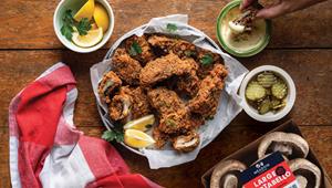 Try these deliciously crispy mushroom tenders