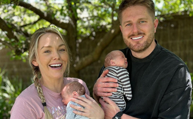Christmas comes early for MAFS' Bryce Ruthven and Melissa Rawson as their twins Levi and Tate finally come home