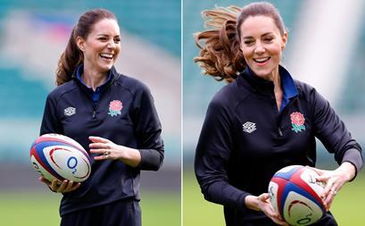 Catherine, Duchess of Cambridge officially takes over Prince Harry's royal rugby patronage