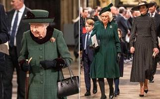 The beautifully symbolic reason the British royal family wore green at Prince Philip's memorial service