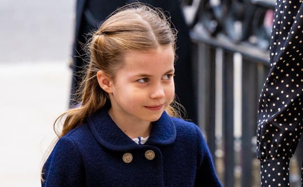 Princess Charlotte's delightful antics brighten the mood at sombre royal memorial for Prince Philip