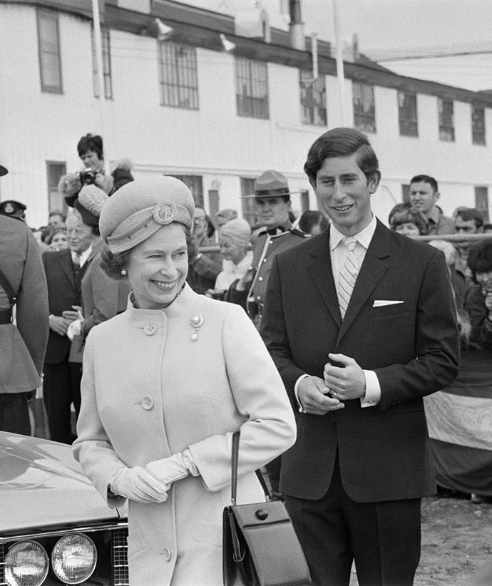 Prince Charles visits Canada with the Queen for the first time in 1970.
