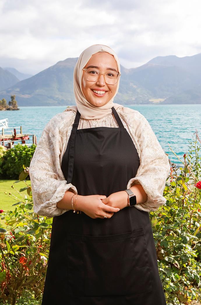 **Farzana - 20, Auckland**

Originally from Afghanistan, uni student Farzana Rahimi applied for MasterChef on a whim. She admits, "It's always been my dream to compete in a cooking show, but I didn't think I was good enough to make it past auditions." Farzana's go-to recipe is an Afghan dumpling dish called mantu. 

"I'm keen to bring recognition to the food of my culture because it's one of the most underrated cuisines in the world. I'd love to open a restaurant serving Afghan food in a fine-dining setting."